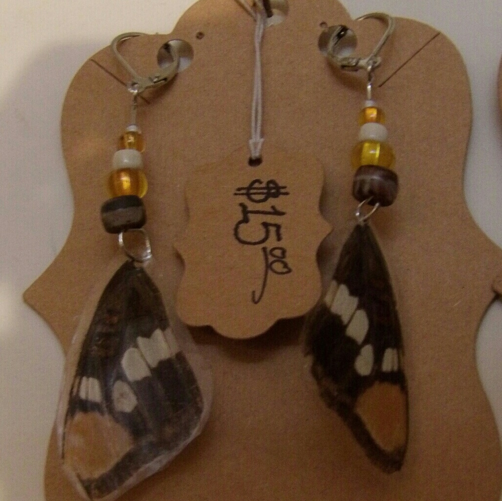 Butterfly wing earrings
